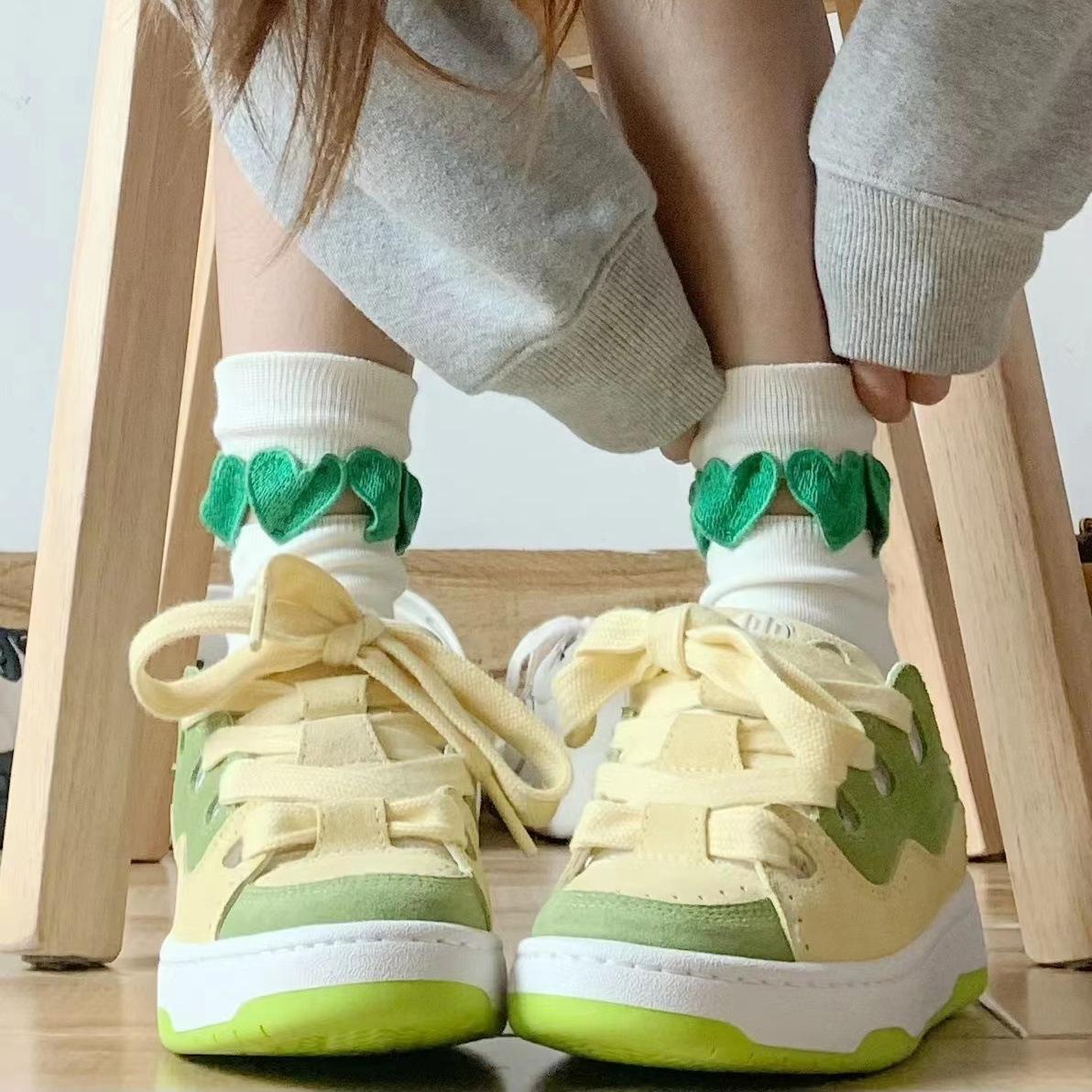 

МОДНАЯ ОБУВЬ, мужские дышащие спортивные кроссовки, спортивные кроссовки для бега, уличные женские теннисные кроссовки для тренажерного зала 35 желто-зеленый