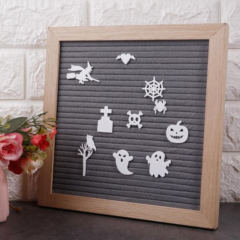 Halloween Letters for Felt Letter Board Set of 2 Message Board Letters for Changeable Plastic Letterboard Home Office