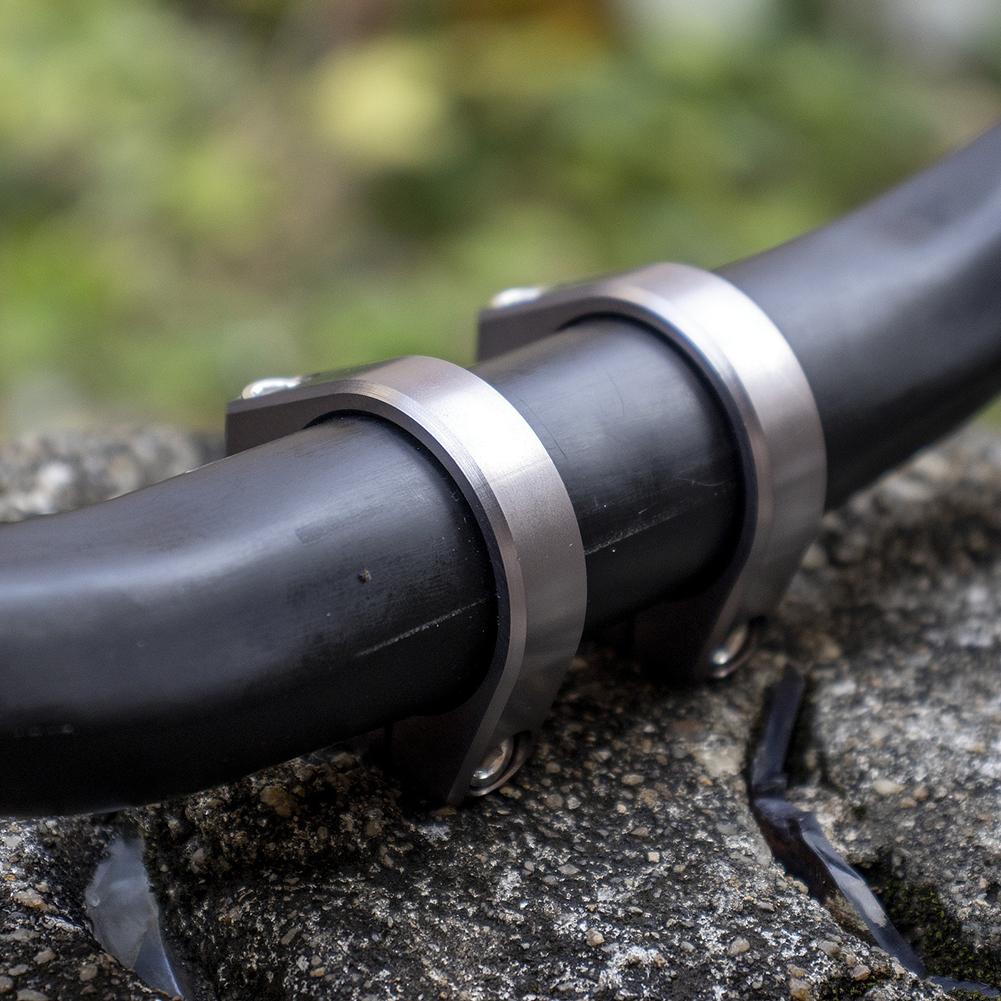 Direct Bike Stem 2 Pieces for Dual Crown Forks Direct Mount Stem for Dual Crown Forks Motorcycle Split Design Mountain Bike Stem