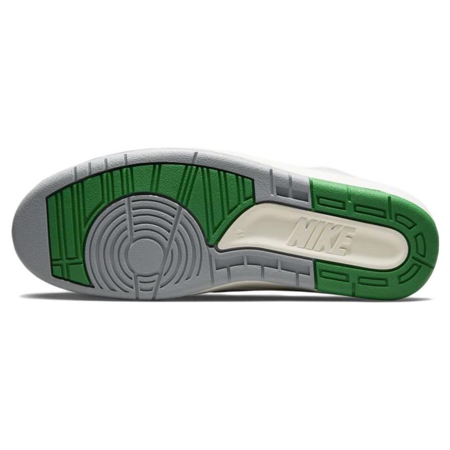 Air Jordan 2 Retro Lucky Green Pánské tenisky Bílá Plachetnicová Světle ocelově šedá DR8884-103