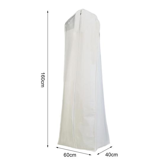 Garment Bag Breathable White Cover Dress Dust Wedding Dress Dust Bag Home Wardrobe Storage Bags