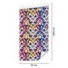Baroque Damask Wallpaper Light Gray and Purple 50x1000