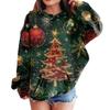 Sweatshirts For Teen Girls Hoodies Long Sleeve Drawstring Pullover Cute Oversized Hoodie Christmas Day