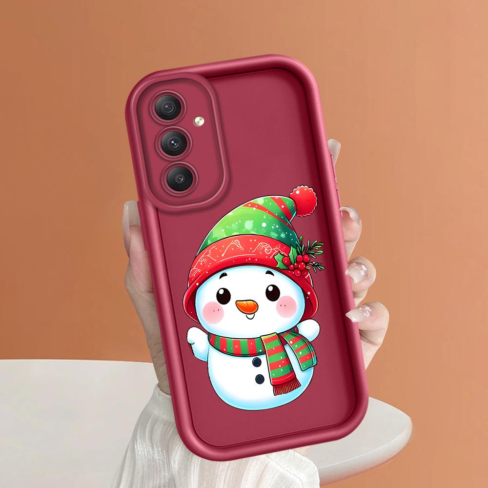 Soft Silicone Square Ladder Printing Pattern Phone Casing Full Cover Camera Shockproof Protection Rubber Case for Samsung