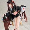 24CM Genshin Impact Game Figurines Hu Tao Figure Skateboard Streetwear Model Desktop Decor Ornament Collectible Toys Statue Gift