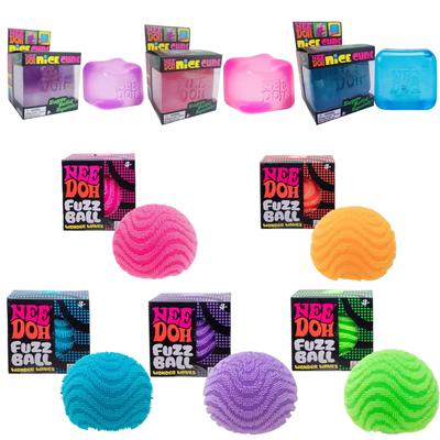Neues Nee Doh Fuzz Ball Quetschspielzeug Weiche Flauschige Blumenkraft Tragbar Stressabbau Lindert Angst Fidget Quetschspielzeug Dekor Geschenk