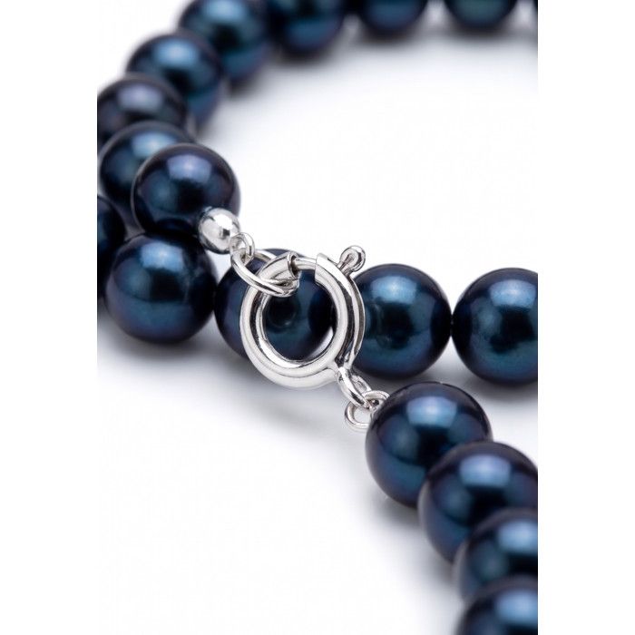 Collier - PEARLS & COLORS - Pearls & Colors - Perle d'eau douce 8-9 mm - Or blanc 18 ct - Longueur 45 cm