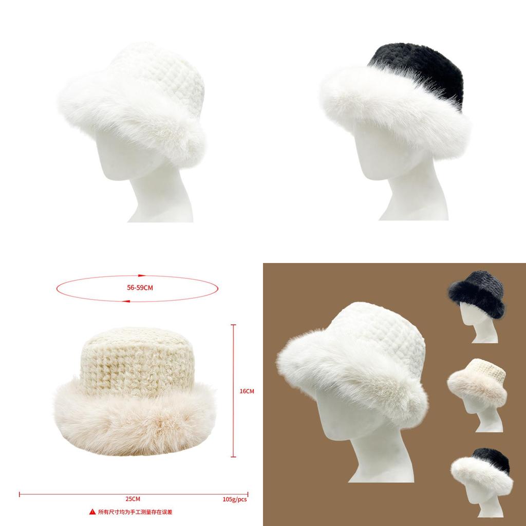 Stylish Winter Plush Fisherman Hat For Women Warm Ear Covering Sweet Cap For Cold Weather Wear