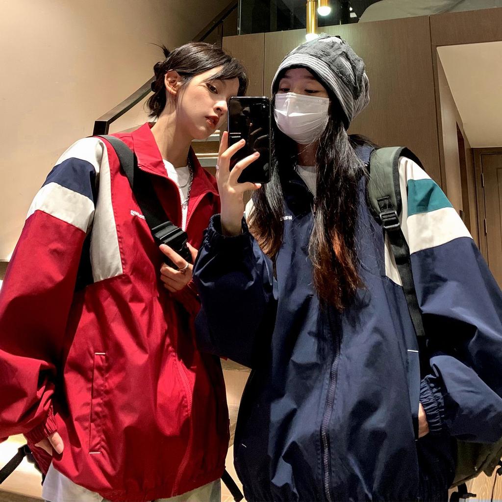 Hiphop American high street jacket sports jacket men's couple spring and autumn high fashion brand cleanfit jacket