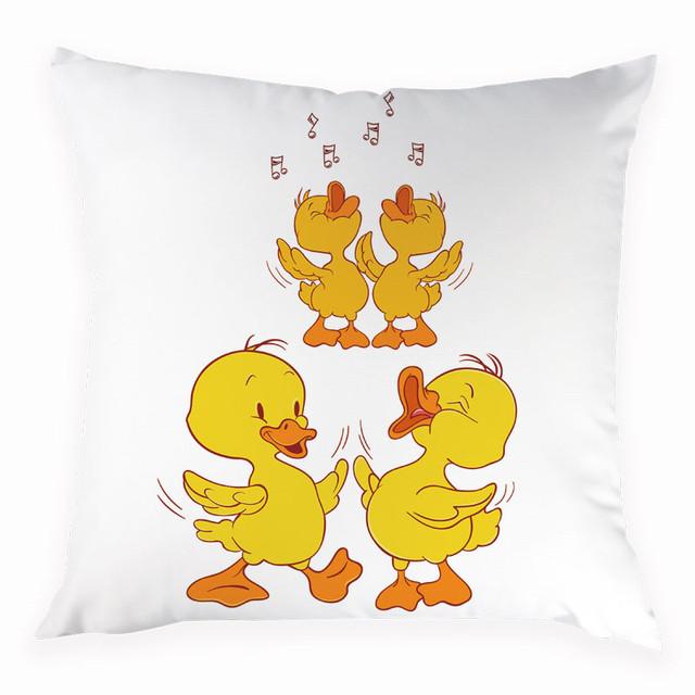 Bedroom Living Room Sofa Pillow Cover Decorative   Home Decor Cartoon Duck Animal Cushion