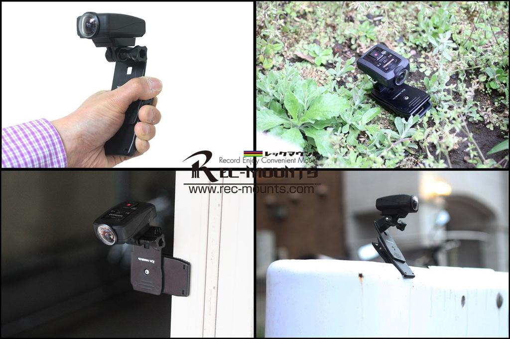Rotary Clip Mount for SHIMANO Sports Camera for Shoulder and Backpacks REC-MOUNTS CM-1000, Belts, Bags, [SH-53GP]