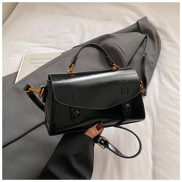 Winter Simple Bag Women's Niche Matte Small Square Bag High Value Fashionable Women's Bag Single Shoulder Hand Bag