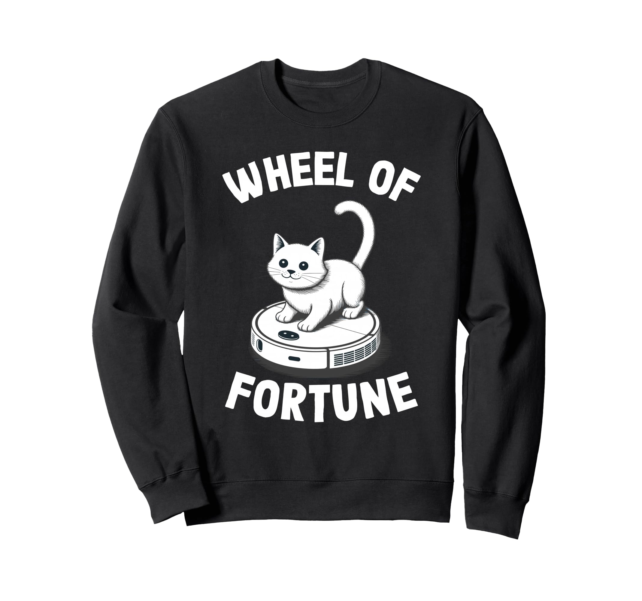 Wheel of Fortune Robot Vacuum Cleaner Funny Cat Trainer