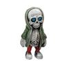 Black Skeleton Figurines Resin Skeleton Doll Cute Skull Statue  Car Instrument Panel