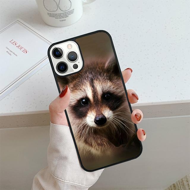 Raccoon Unique Design Phone Case For iPhone 17 Air 13 12 14 15 16  Cover For Apple 14 15 16 Pro Max Plus Coque