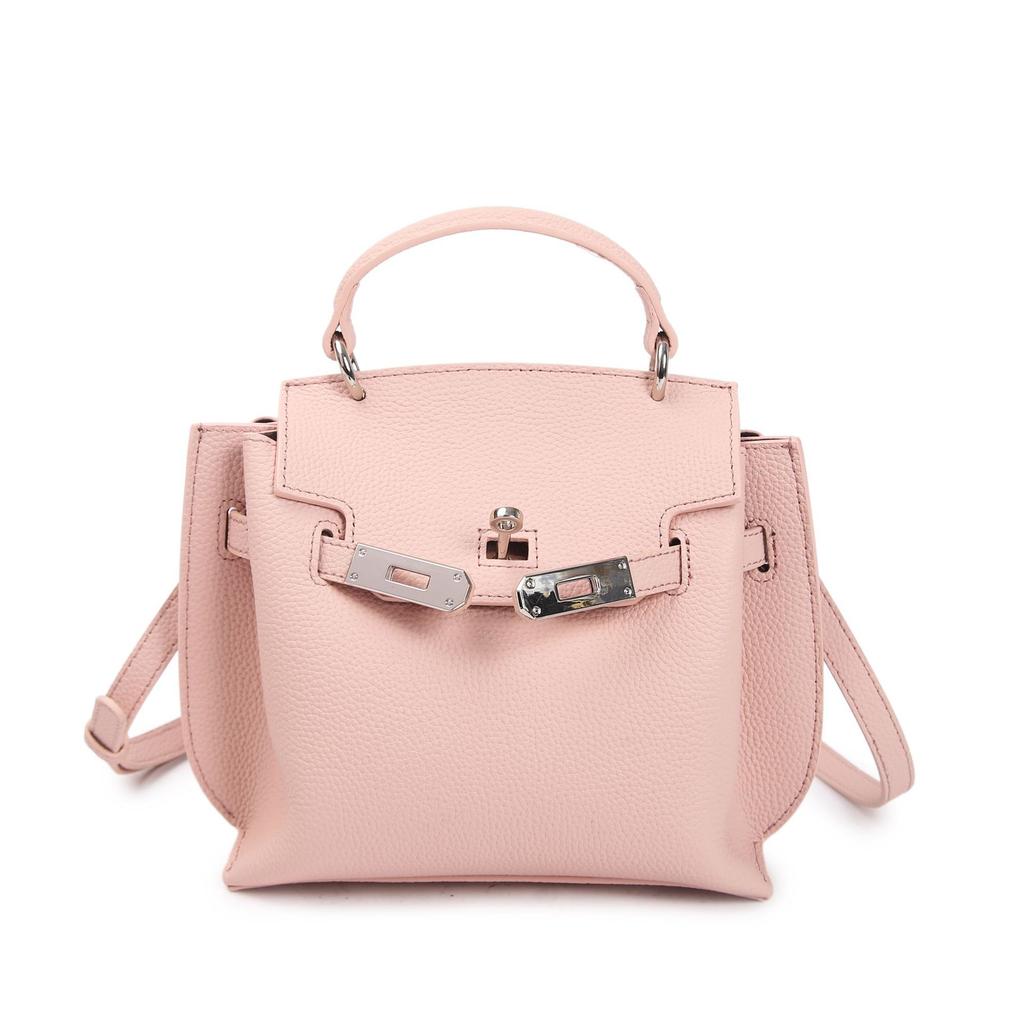 Cowhide Women's Bag with One Shoulder Oblique Span, Niche Fashion and Generous Practical Shell Shopping Bag Oblique Span Bag