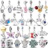 Luminous Firefly Charms Beads Copper Owl Cat Love Dangle Fit Original Pandora Bracelets Diy Jewelry