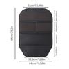 Backseat Car Organizer PU Leather Automotive Storage with Multiple Pockets Car Backseat Organizer Tablet Holder for Kids Travel