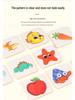 Montessori Shadows Matching Game: Educational Wooden Puzzle for Kids Ages 3-6