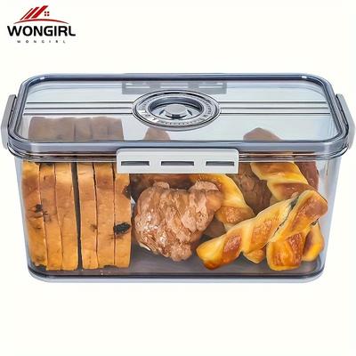 1 Sealed Bread Box - Leak Proof Portable Storage Container Suitable for Bread, Toast, and Baking - Ideal Kitchen Storage Tool