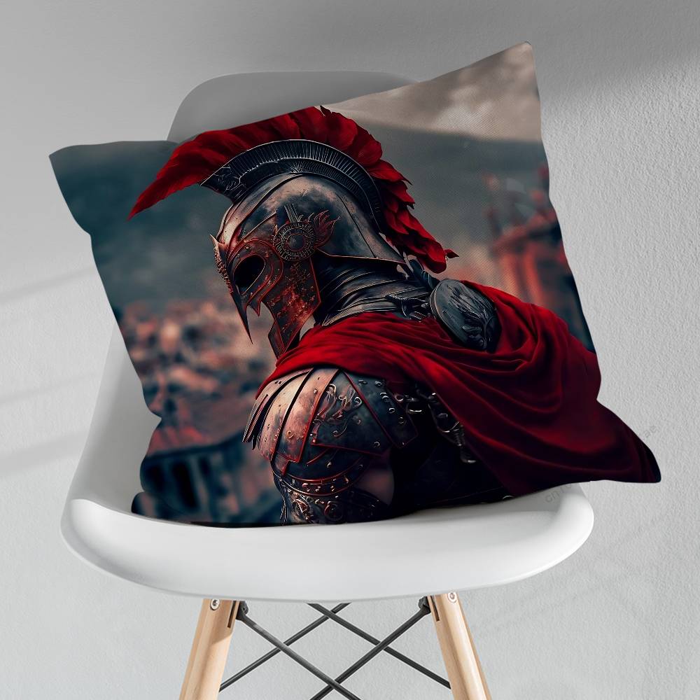 Cool Art Sparta Warrior Pillowcase for Sofa Room Office Decor Printing  Merchandise AllMatch Cushion Cover