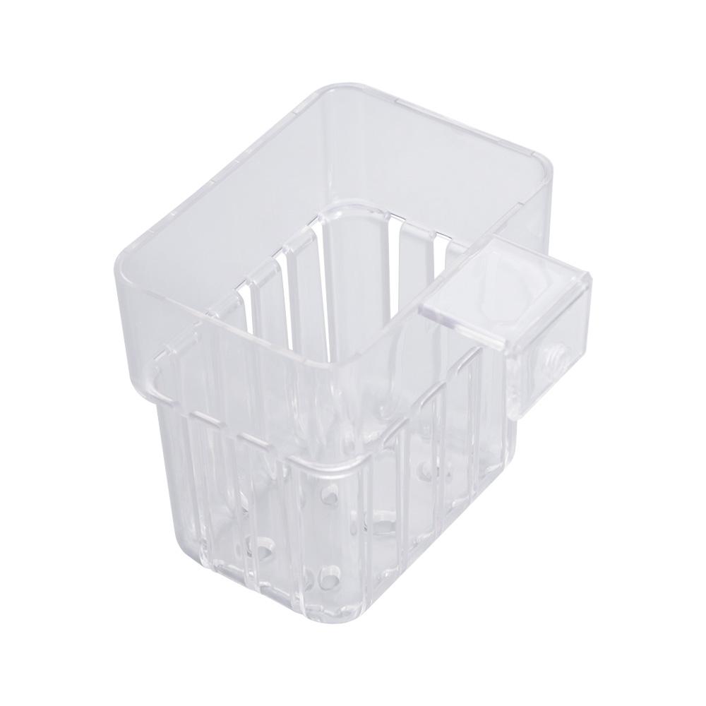 Hanging Aquarium Planting Basket Plastic Transparent Hydroponic Support Cup Household Water Grass Planting Cup Landscaping прозрачный