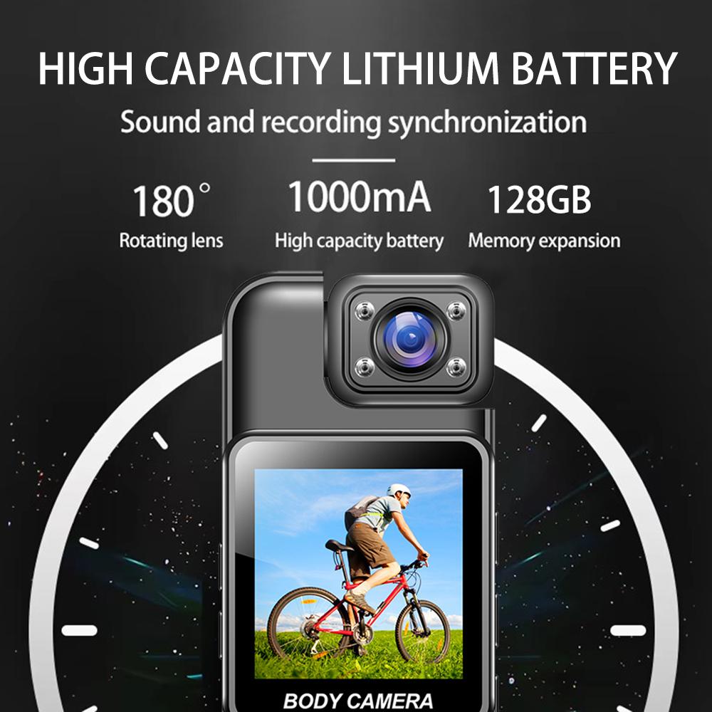 HD 4K Wifi Hotspot Mini Camera Portable Digital Bodycam Night Vision DVR Mini Police Camera