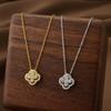 Classic Four-Leaf Clover Pendant Women's Necklace, Exquisite and Luxurious Fashion Collarbone Chain Jewelry