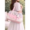 Portable Summer Pet Bag with Breathable Mesh and Large Capacity Pet Shoulder Bag Small Animal Carrier