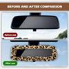 Highly Elastic Rear View Mirror Cover Elastic Design Plush Mirror Cover  For Car Interior Decor