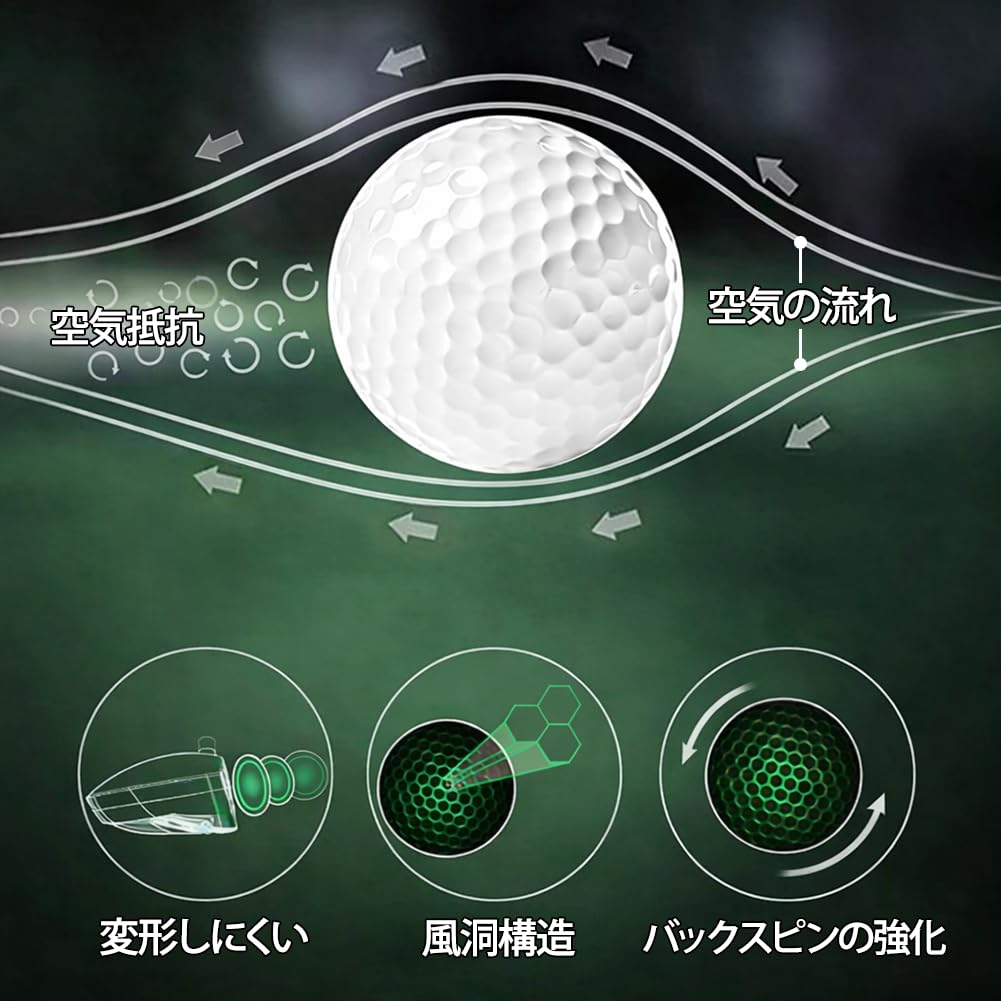 [sort] Light-up Golf Balls, 6 Colors To Choose From, 6-Pack & 12-Pack, Light-Up LED Lights, Colorful, Outdoor Sports, Flash Balls, Night Golf (Pink,