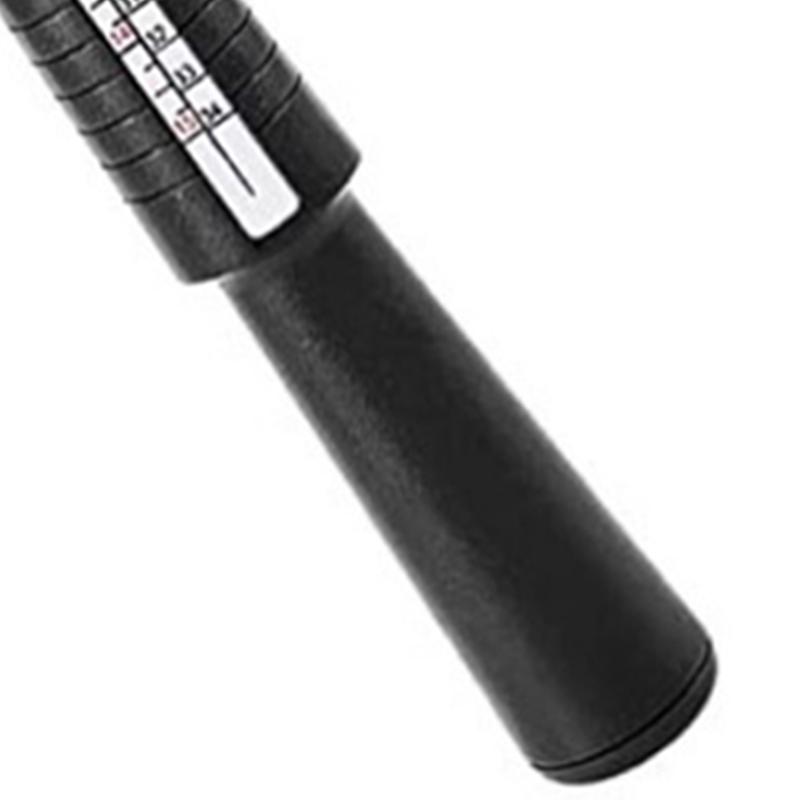 4Pcs Ring Measurement Tool Black High Accuracy Durable Plastic Clear Number Ring Sizer for Gauge Finger Jewelry