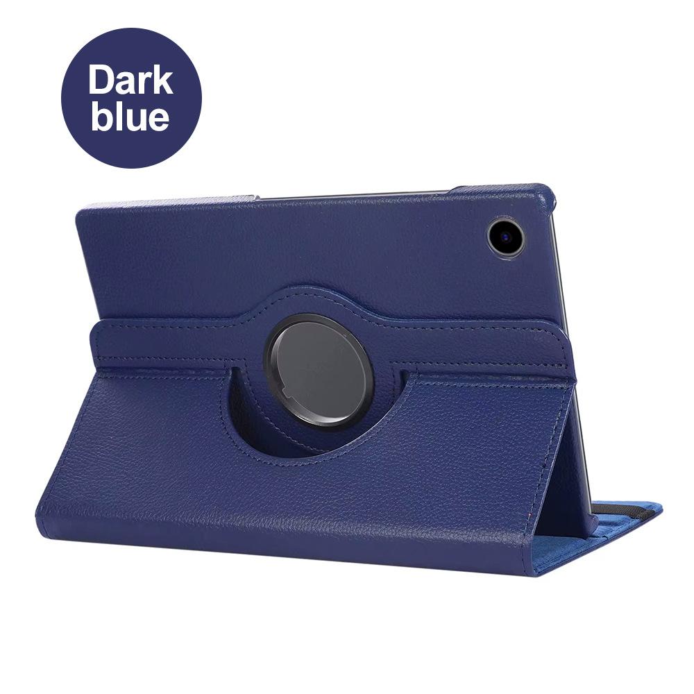 Applicable to Samsung Tab A7 Lite T220 Litchi Pattern Rotary Protective Case P610 Tablet PC Leather Case Anti-drop
