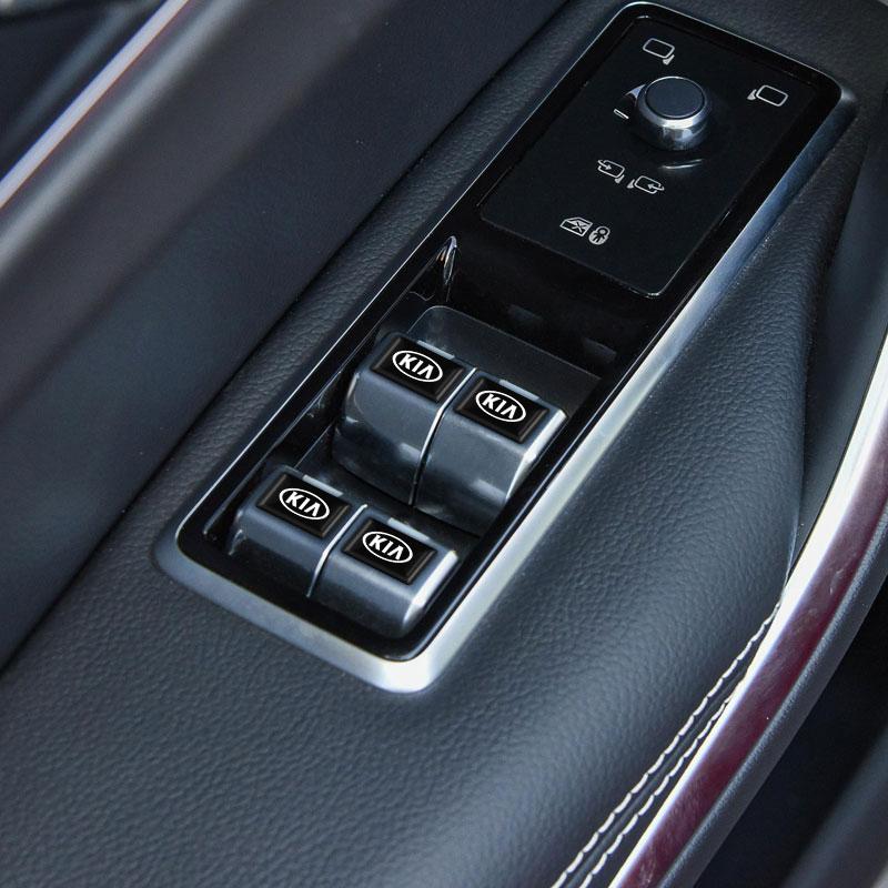 2/5/10Pcs Carbon Fiber Steering Wheel Car Logo Emblem 3D Stickers For KIA Rio Ceed Sportage Cerato Soul Sorento Flip R K2 K3 K5 K6 K7 K8 Soul