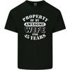 45 Year Wedding Anniversary 45th Funny Wife Mens Cotton T-Shirt Tee Top Unisex T-Shirt