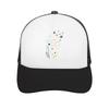 Whimsical Floral Paw Breeze Burst Mesh Baseball Cap Casual Hat Outdoor For Womens Unisex FeUnisex
