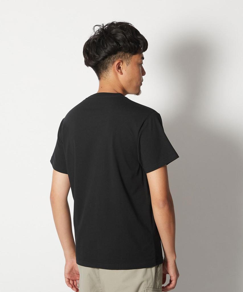 [Snow Peak] Soft Cotton Logo Short Sleeve T-Shirt, Size S, BLACK TS-25SU401 (Performance, Camping, Outdoor)