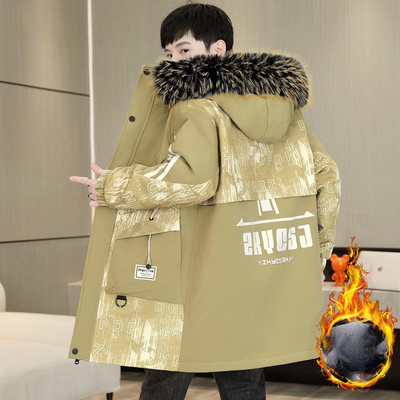 

Мужская повседневная зимняя куртка с капюшоном, полиэстер 100% с длинными рукавами, стандартный крой, с флисовой подкладкой, с застежкой-молнией для повседневной носки, плотная 4XL хаки