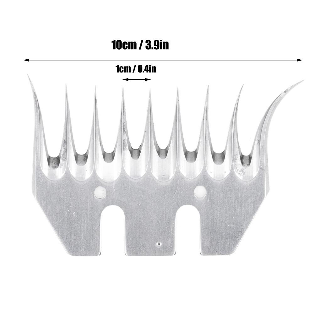 Curved Design Sheep Shears Blade 9 Tooth Electric Cutter Wool Cutter Blade Clipper Scissor Blade Goat Clipping