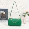 High quality diamond cylinder bag double shoulder strap niche chain diamond bag