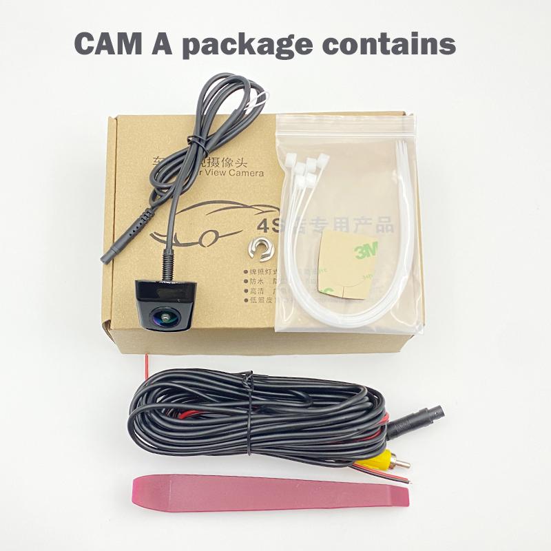 

HD Car Rear View Reversing Camera for For Mazda Toyota 5V 6V 12V working voltage NTSC camera Metal body accessories 5V to 12V CAM