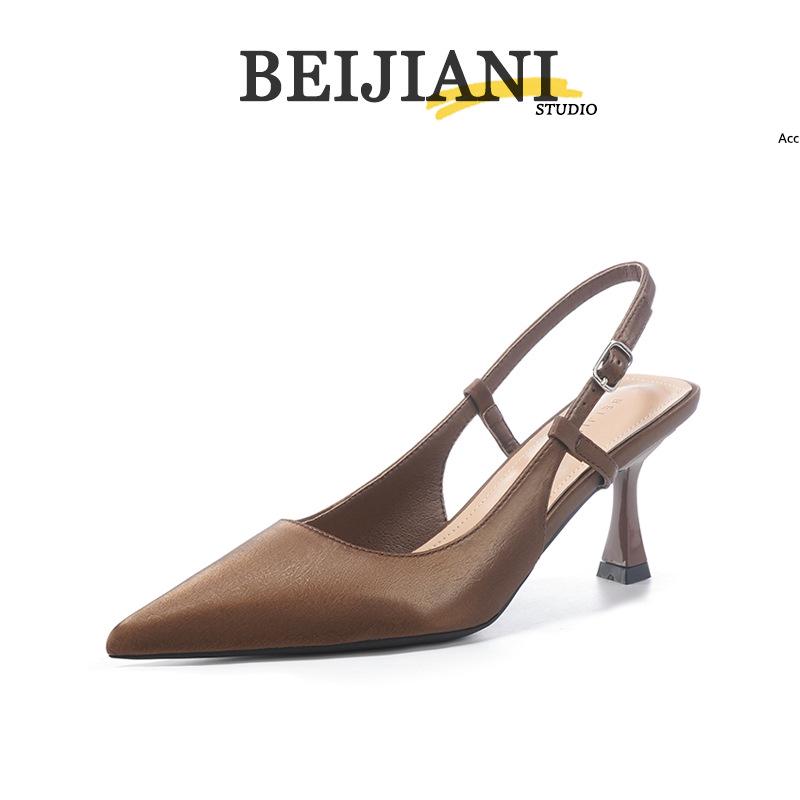 BEIJIANI 3299-21 Women's Pointed Toe Stiletto Heel Sandals