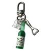 Unique Culture Inspired Beer Soju Bottle Keychain Charm Purse Decoration For Decorative Use And Fun Personalization