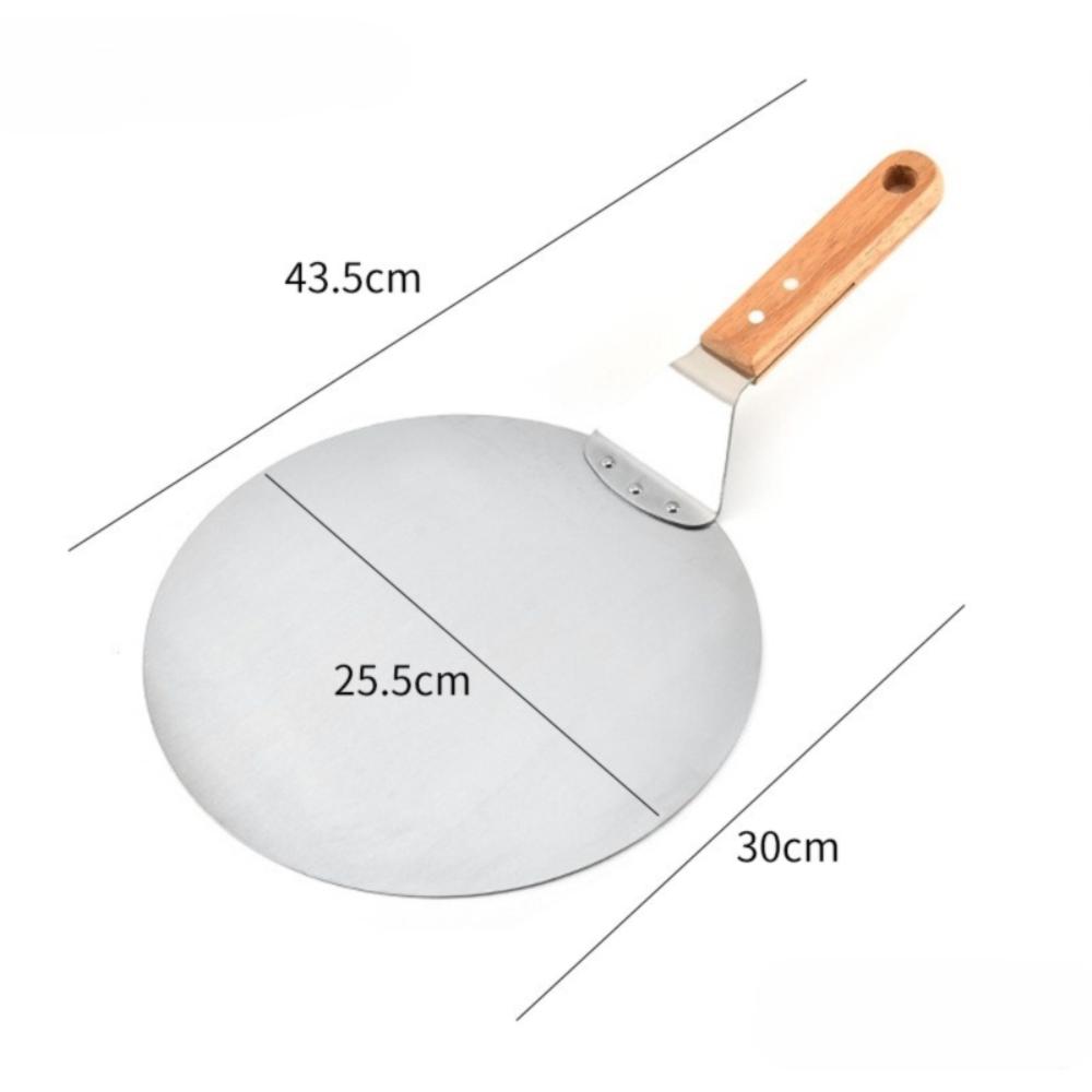 

10/12-дюймовая лопатка для пиццы с деревянной ручкой, кондитерские инструменты, новая лопатка для пиццы, весло для пиццы S