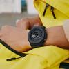 Casio G-Shock Hachioji Octagonal Carbon Fiber Core Solar Powered Quartz Watch Resin Strap Men watches Black GA-B2100-1A1PR