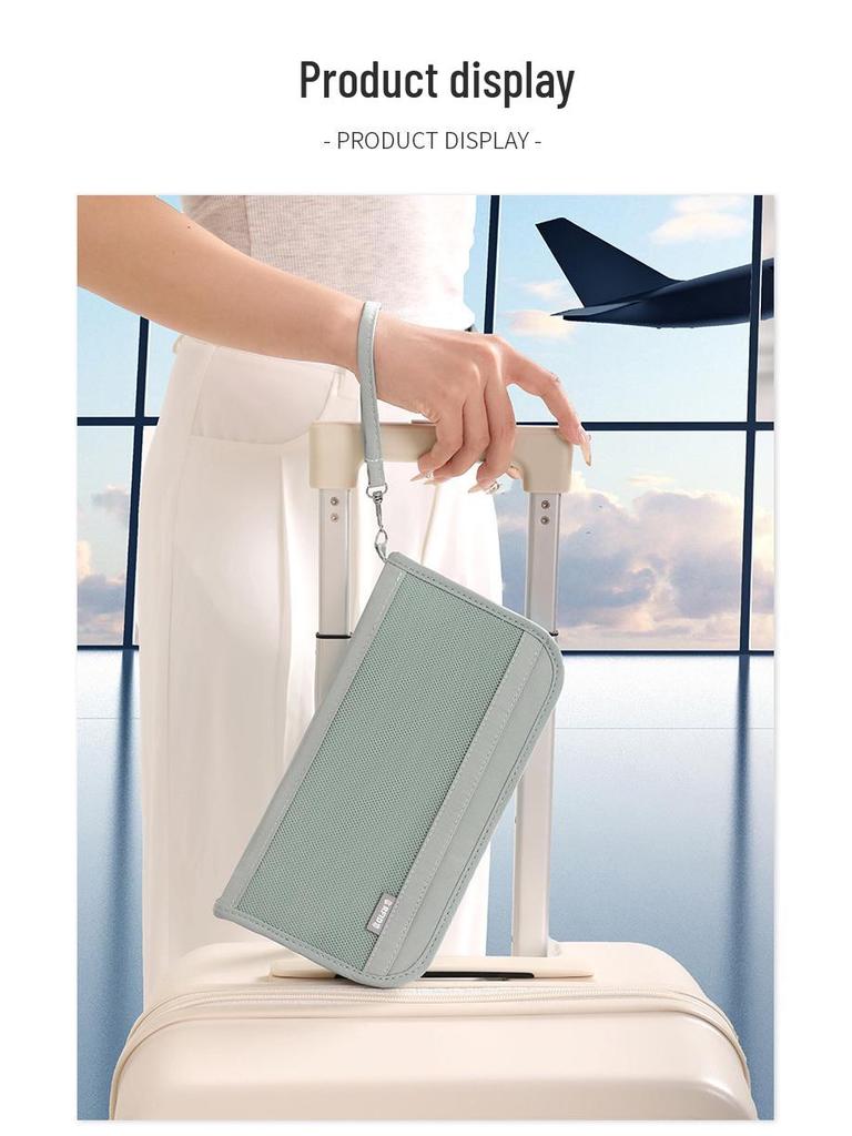 Anti-Theft Passport Holder: Men's Premium Multi-Functional Travel Bag