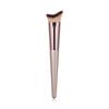 Champagne Gold Angled Makeup Brush For Flawless Concealer Application Soft Synthetic Bristles Powder Buffing Brush