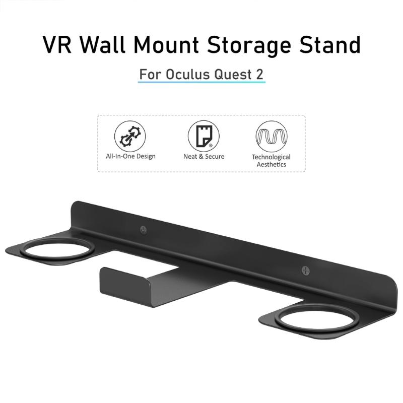 Wall Mount Hook Stand for t 2/ 4 Headset Mount Protecting VR Devices Mount Holder for Gaming Entertainment
