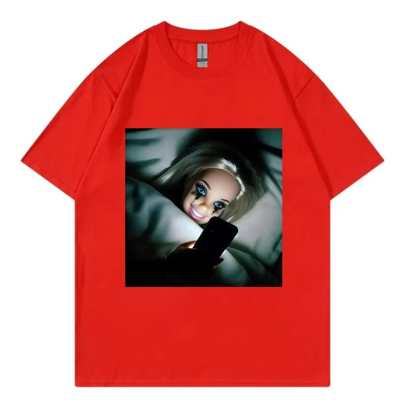 Disgusting Doll Face Funny Meme Graphic T Shirts High Quality Fashion Tshirt Unisex Women Casual Short Sleeve Tshirts