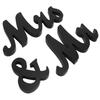 Letter Decoration Wooden Mr and Mrs Sign Unique Design Density Board Alphabet Decorative Ornaments